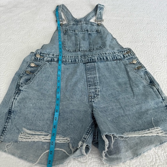 GAP Denim Light Blue Overalls size L - Picture 6 of 9
